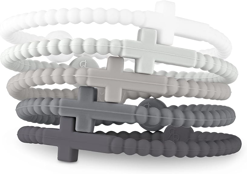Ryan & Rose Silicone Cross Bracelet (Jesus Bracelet