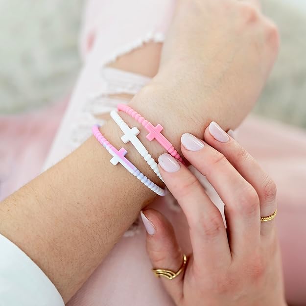 Ryan & Rose Jesus Bracelets – Cross Silicone Bracelet